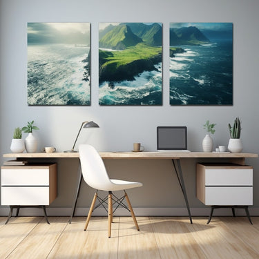 Large Sea Canvas